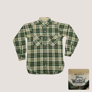 Vintage Woolrich Green Plaid Wool Tunic Shacket L